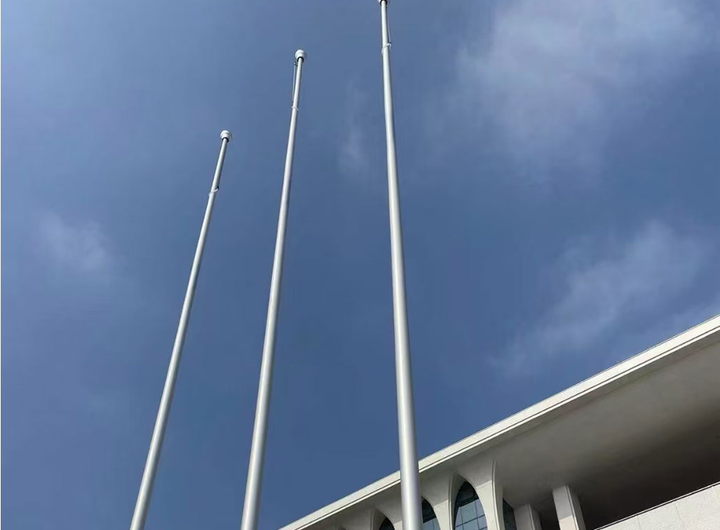 Mât de drapeau en alliage d'aluminium